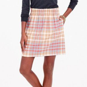 J.Crew NWT Plaid Sidewalk Skirt size 4